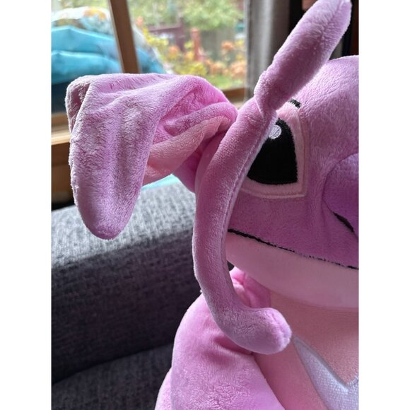 Disney Stitch Angel Plush Stuffed Toy Pink 12" Soft Cuddly Doll For Kids - Picture 6 of 10